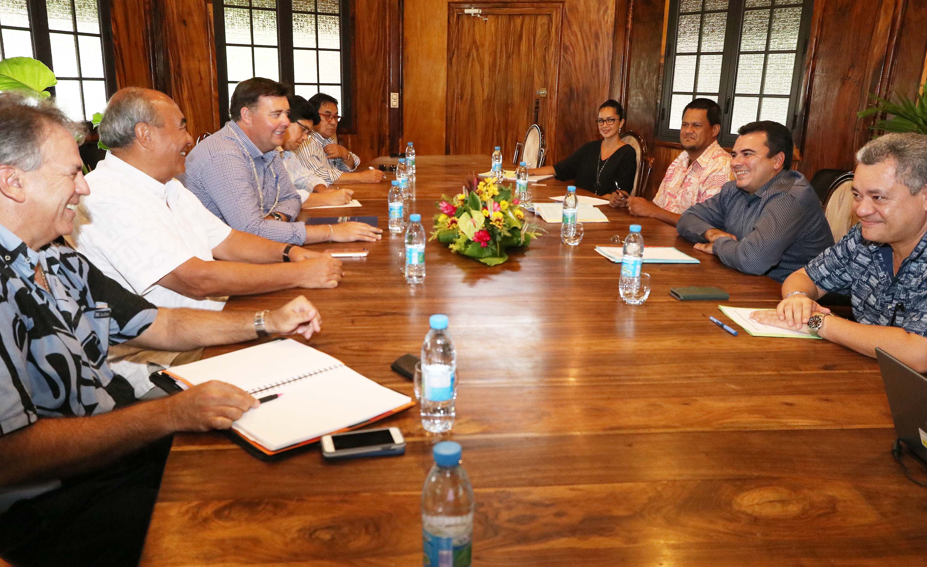 Rencontre du vice-président avec un investisseur néo-zélandais