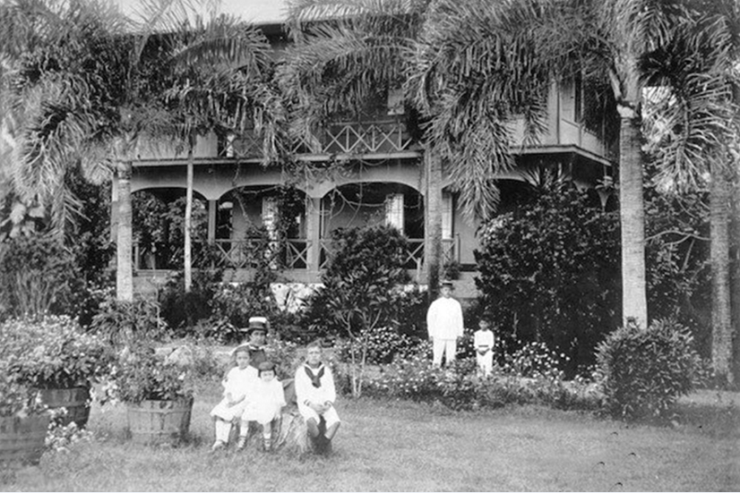 La maison Blanche. Photo coll. Astrid Brander Hoffmann