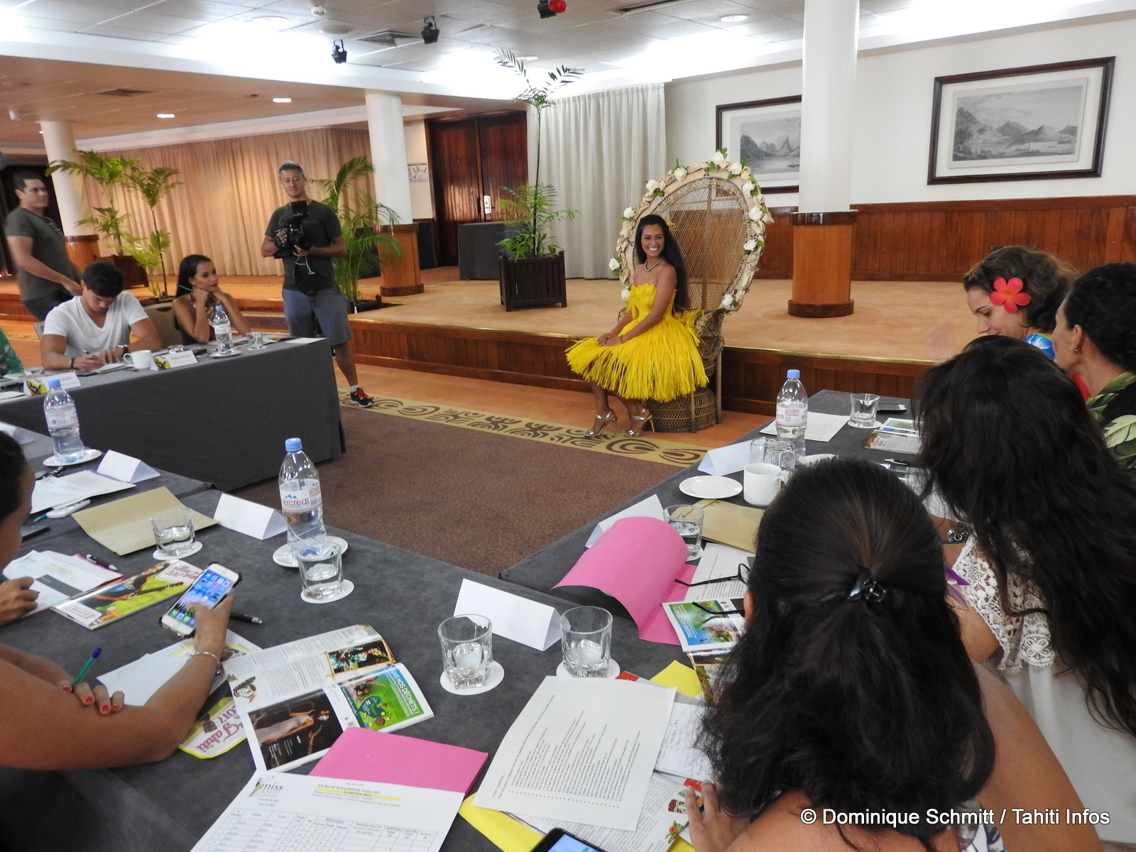 Miss Tahiti 2017 : les candidates passent le grand oral