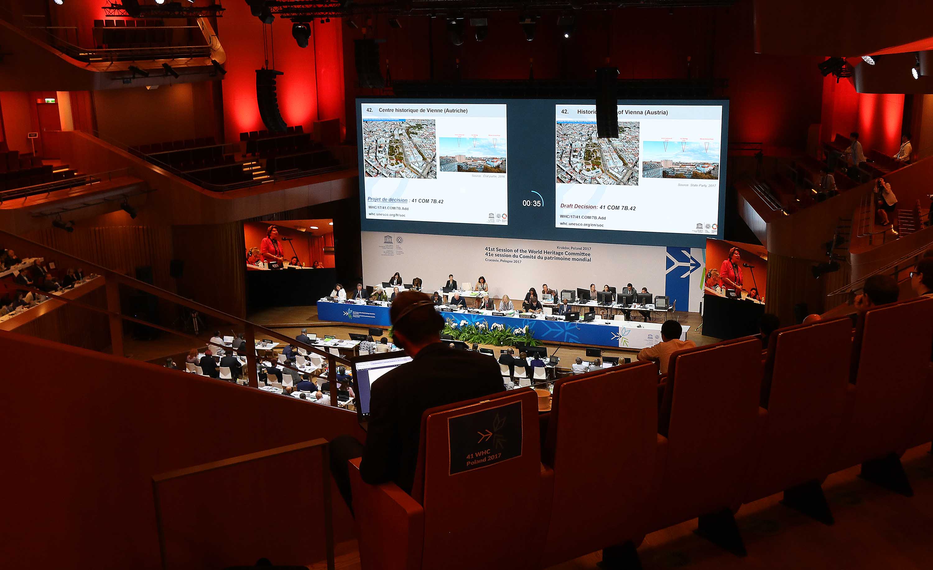 les travaux pour la 41ème session du Comité du patrimoine mondial de l'UNESCO ont débuté.