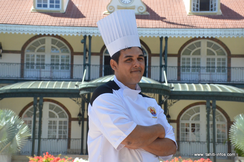 Merlin, 43 ans, travaille depuis 15 ans dans les cuisines de la présidence.