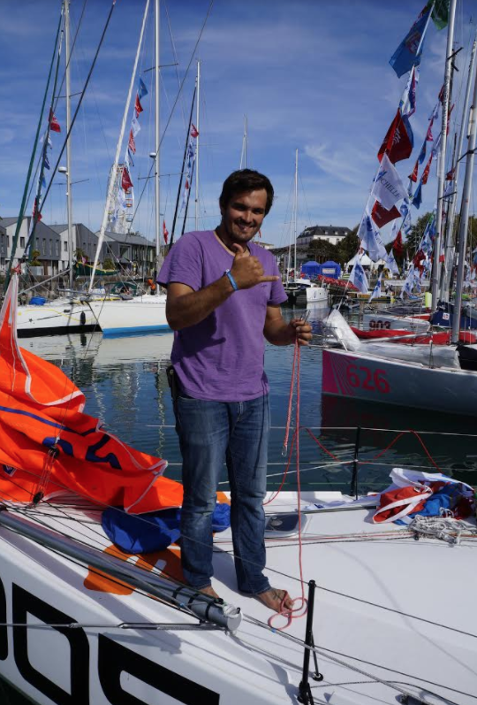 Un skipper de Tahiti dans la mini transat-La Boulangère: faaito'ito Guillaume!