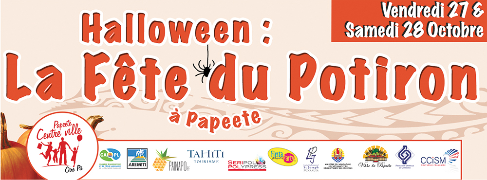 Du 27 au 28 octobre, à l'occasion d'Halloween, deux jours de fête seront organisés dans le centre-ville de Papeete.