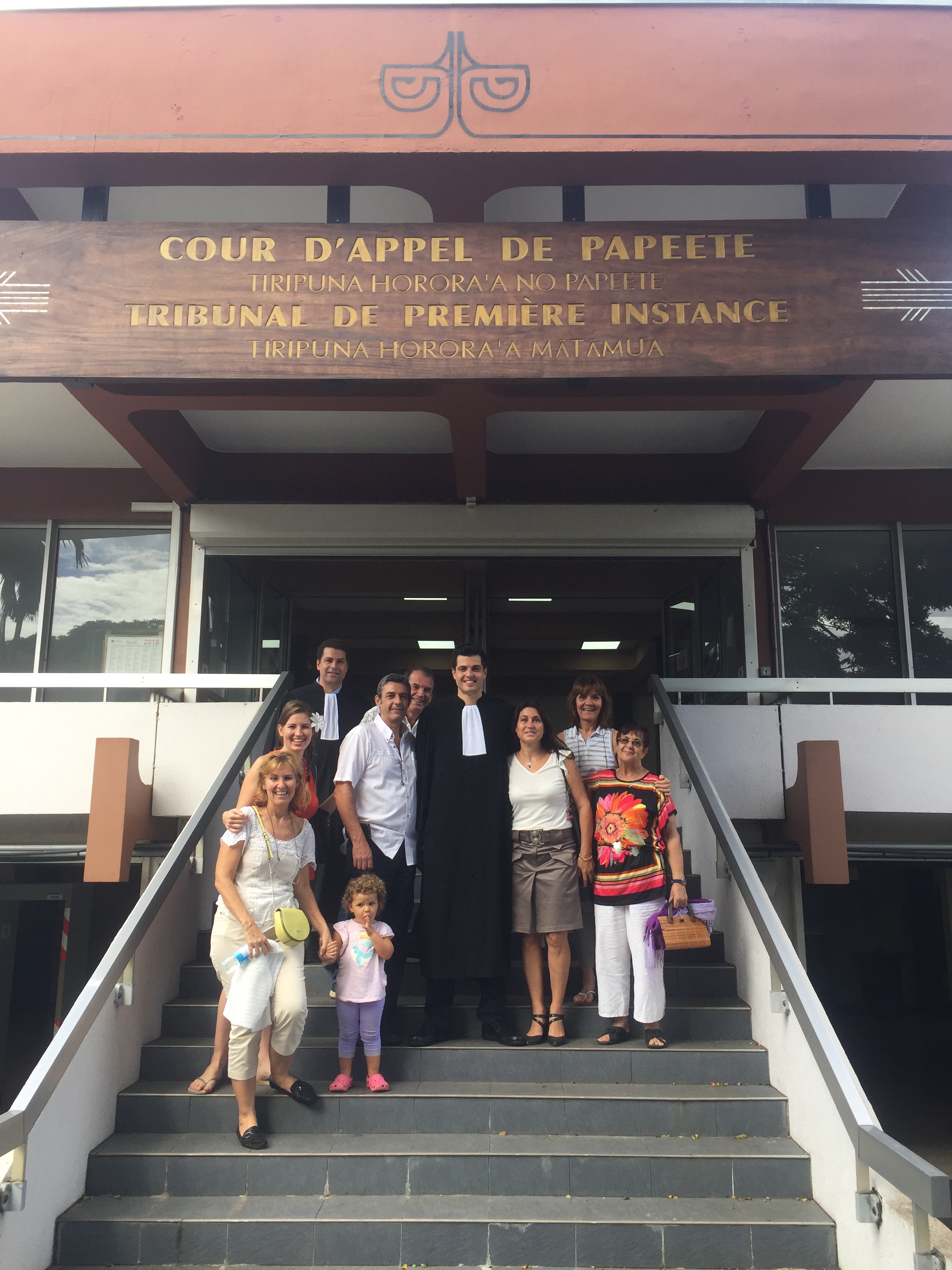 Le Barreau de Papeete a accueilli trois nouveaux avocats