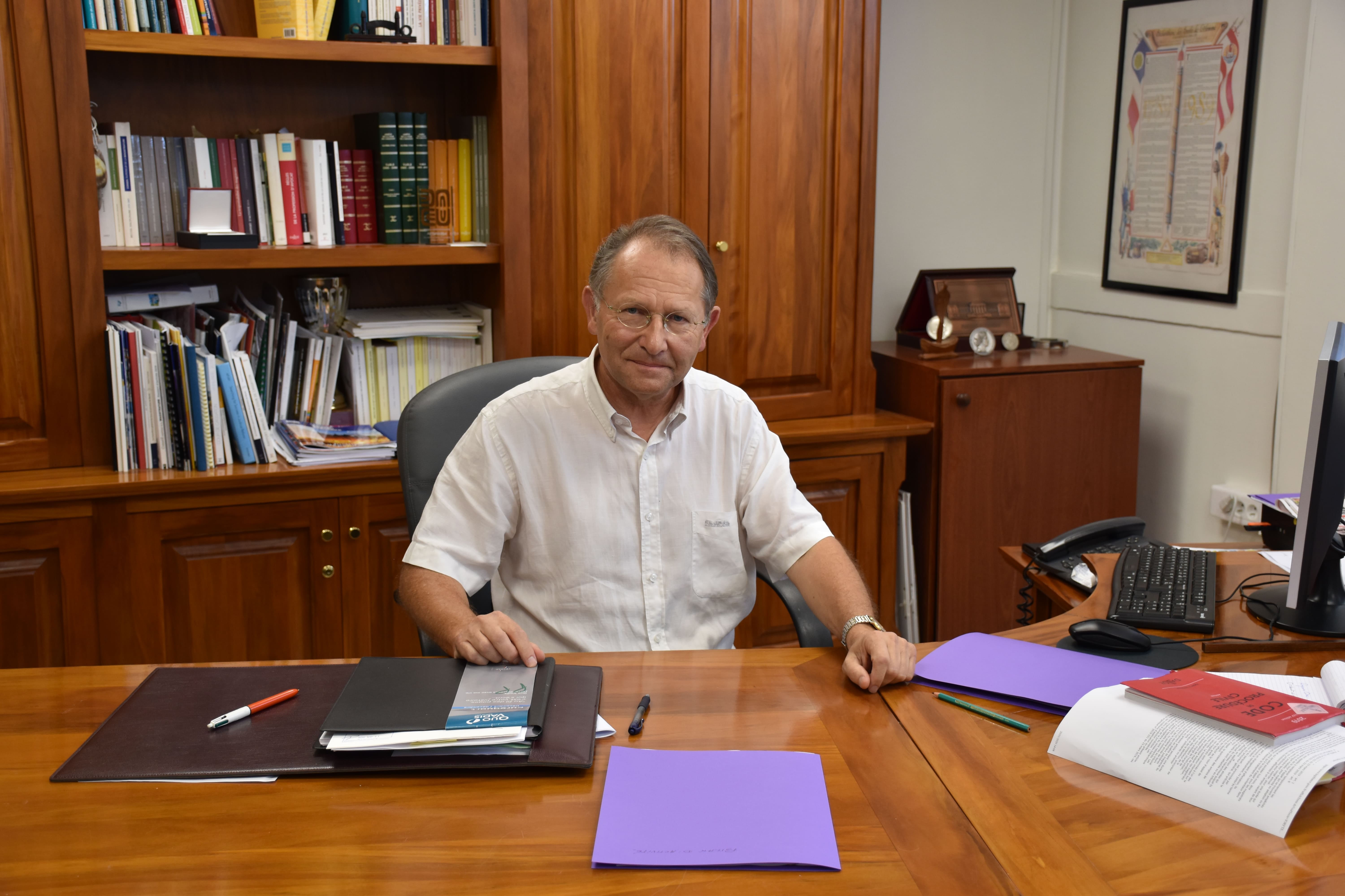 Régis Vouaux-Massel, Premier Président de la cour d'appel de Papeete, quittera ses fonctions à la fin du mois.