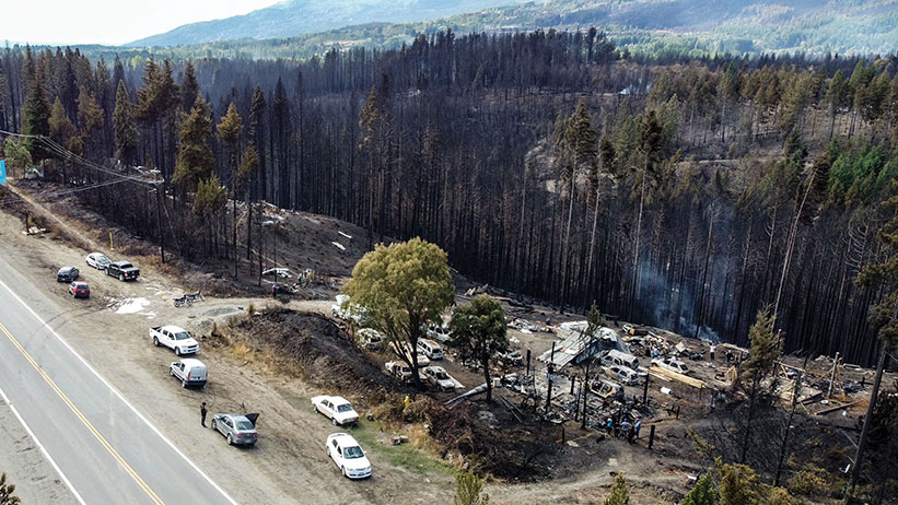 Incendies en Argentine : un mort, 11 disparus, centaines de maisons détruites