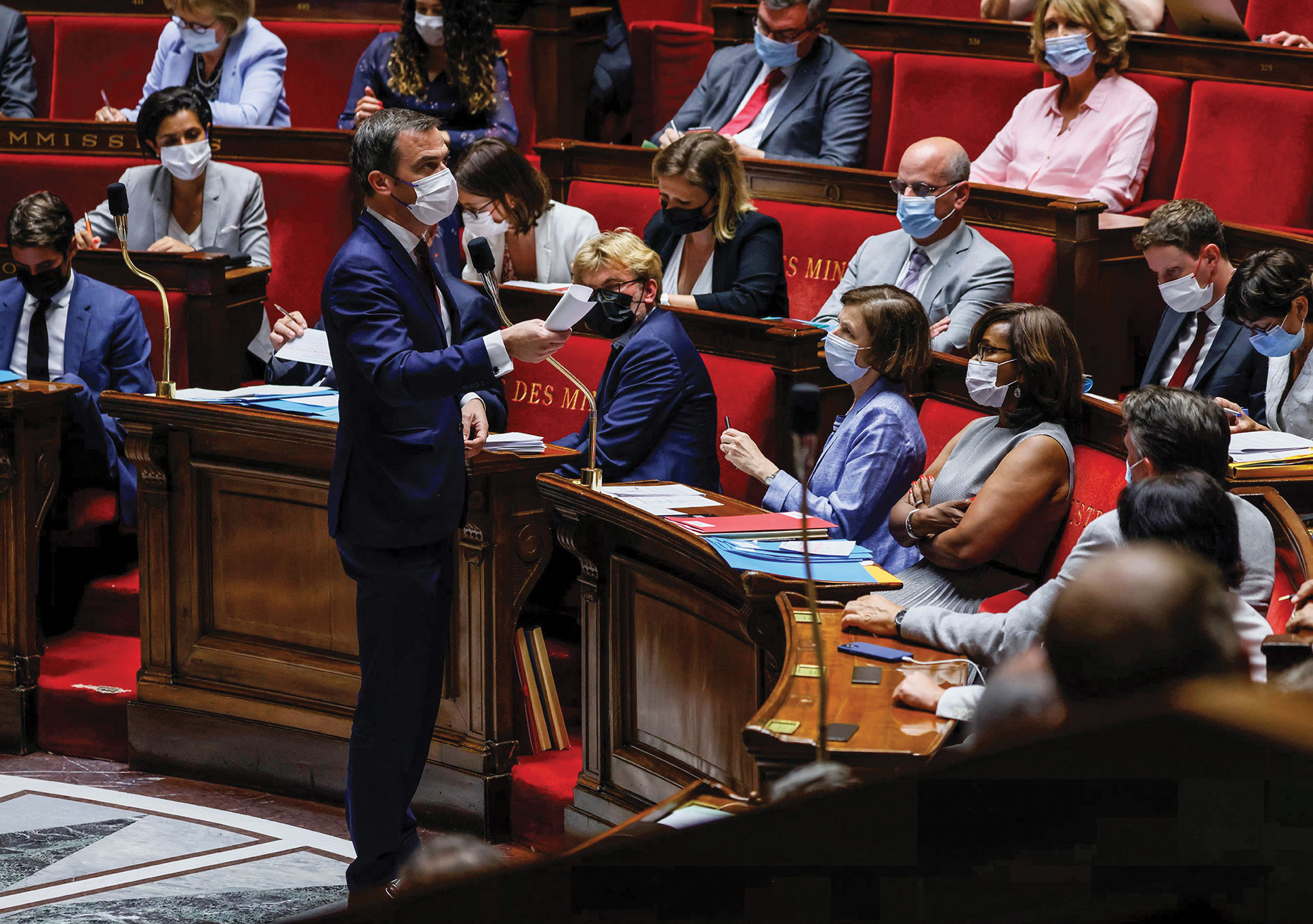 Fin du masque obligatoire pour le public qui a son pass sanitaire