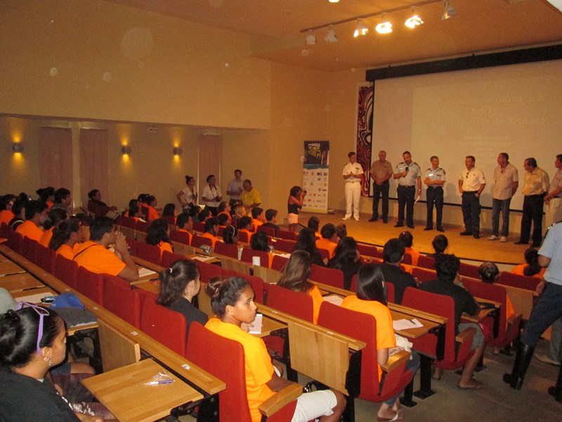 Stage de sécurité routière au lycée hôtelier de Punaauia : Images choc et discours directs