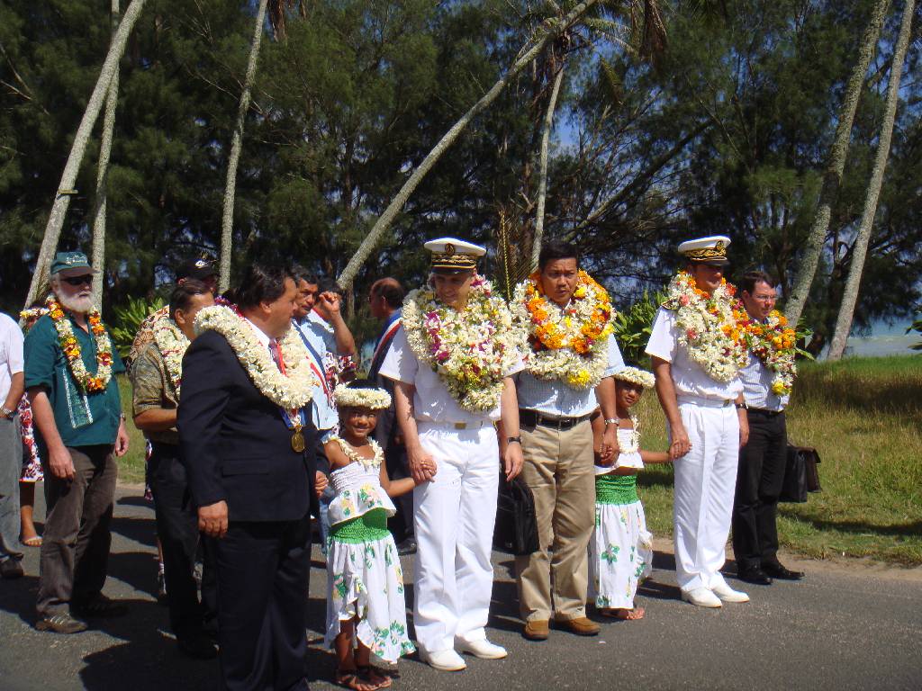 Première visite officielle du Haut-Commissaire à Tubuai, Raivavae et Rurutu