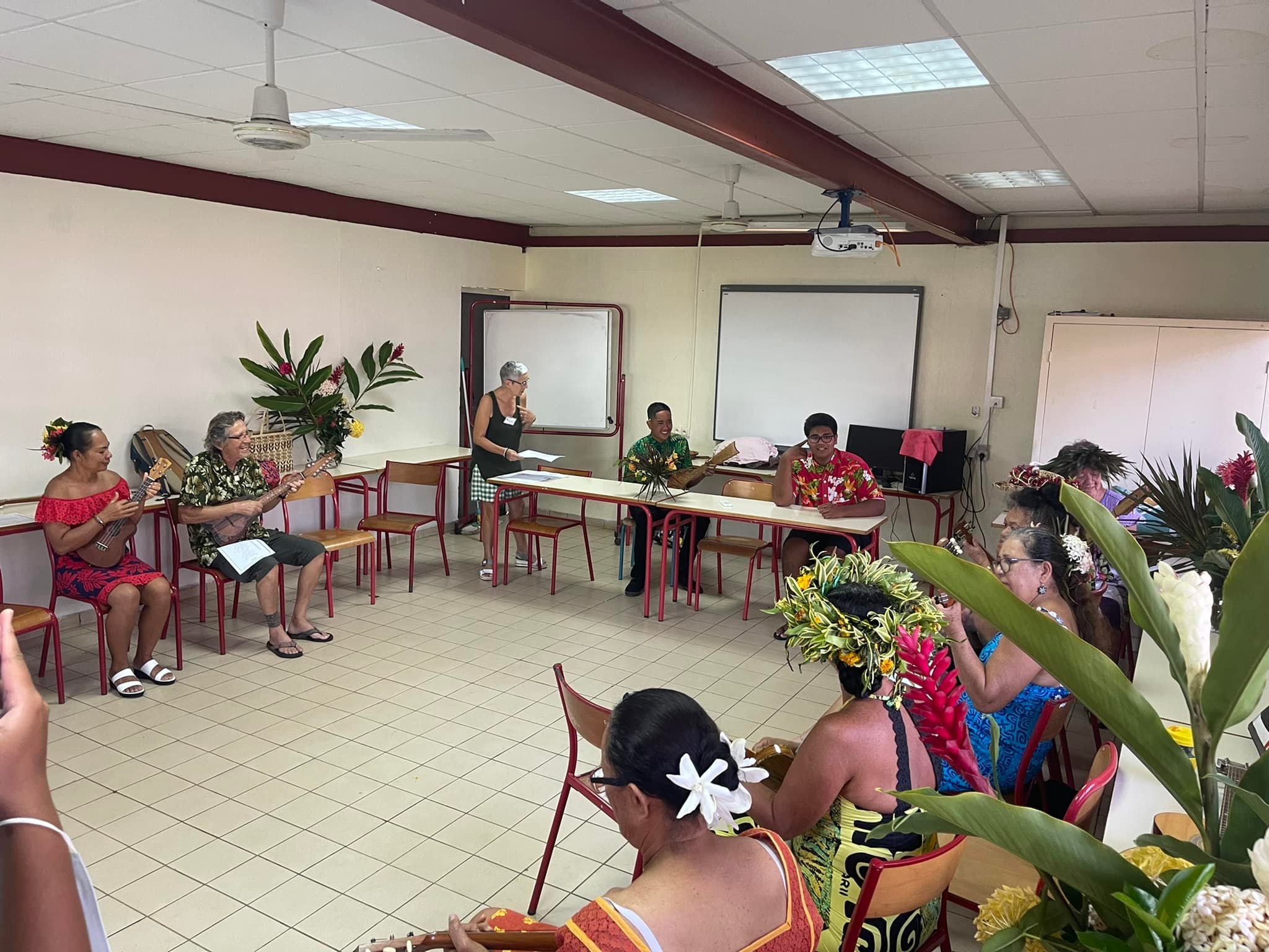 À Raiatea, les élèves connaissent la chanson