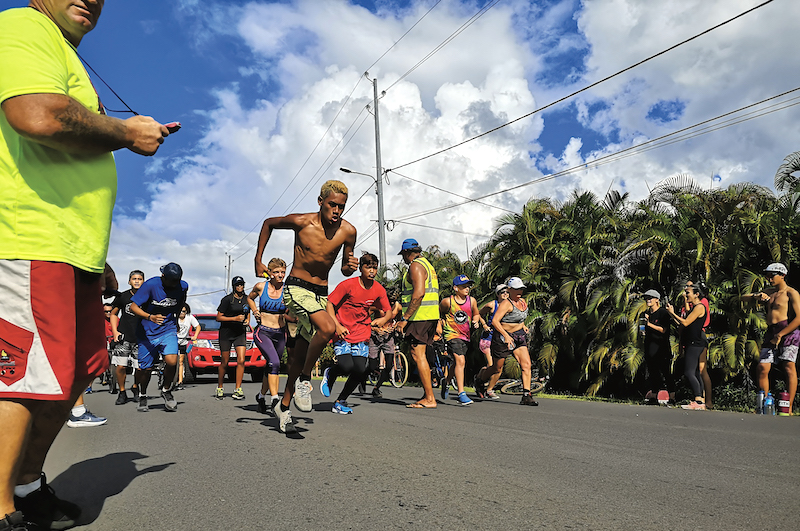 150 coureurs autour de l'île Sacrée