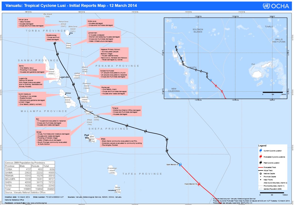 Cyclone Lusi à Vanuatu : le bilan humain s’alourdit