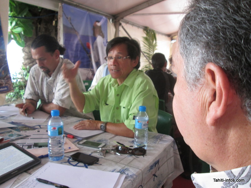 Gérard Siu, organisateur avec le Medef de ce 1er forum de la mer.