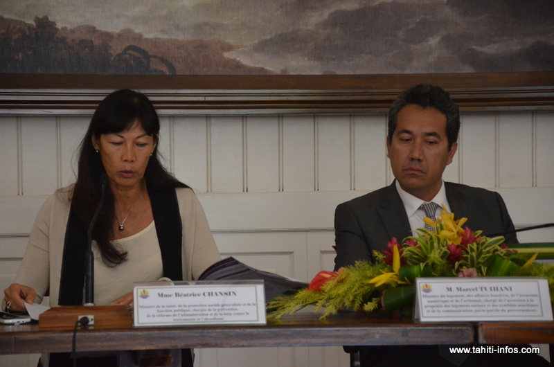 Béatrice Chansin, ministre en charge de la Fonction publique