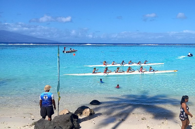 161 rameurs au Heiva va'a de Moorea