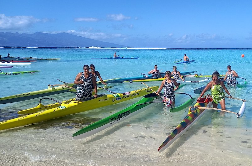 161 rameurs au Heiva va'a de Moorea