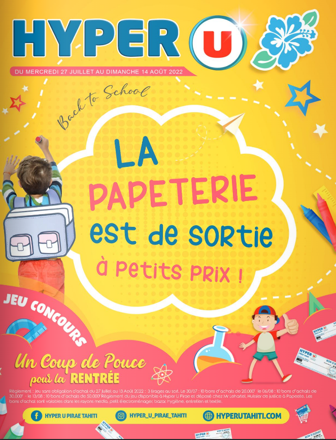 La rentrée à petits prix chez Hyper U !