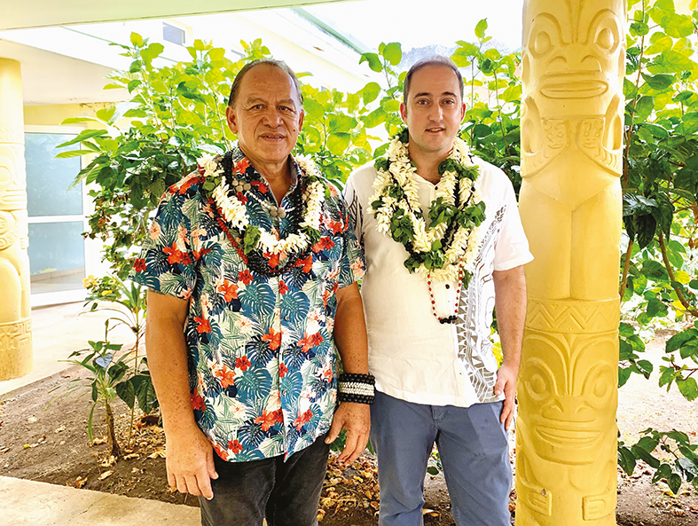 Joseph Kaiha, le maire de Ua Pou.