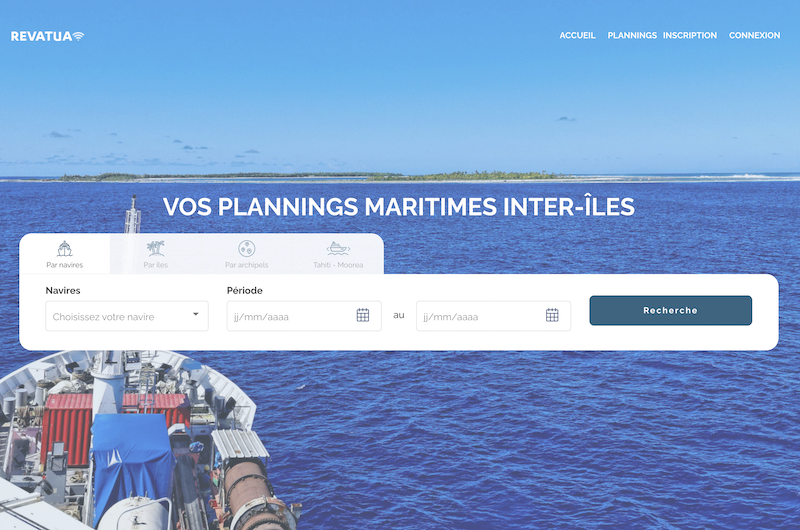 ​Revatua, le téléservice du fret maritime