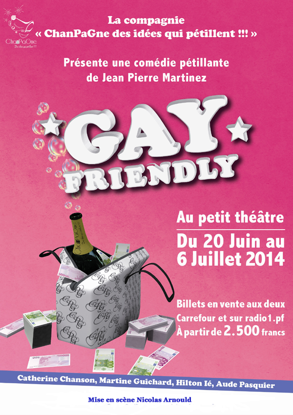 « Gay Friendly », une comédie pétillante, pleine de rebondissements au Petit Théâtre à partir du 20 juin