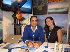 Robert THOMPSON (directeur Tahiti Tourisme Australie), Gina BUNTON (Responsable régional Asie Pacifique)  © GIE Tahiti Tourisme