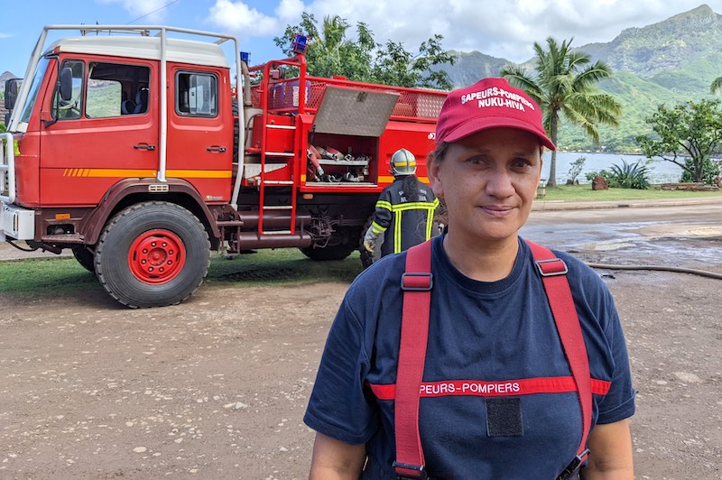 Onze pompiers marquisiens formés à Nuku Hiva