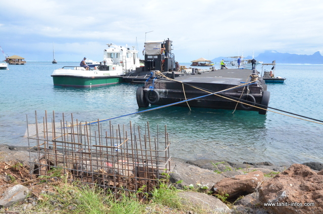 La zone d'embarquement et de déchargement de Vaitupa sera opérationnelle pour samedi.