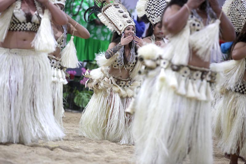 Raivavae a dansé mardi soir sur la scène du festival des Australes. La troupe a présenté trois tableaux.