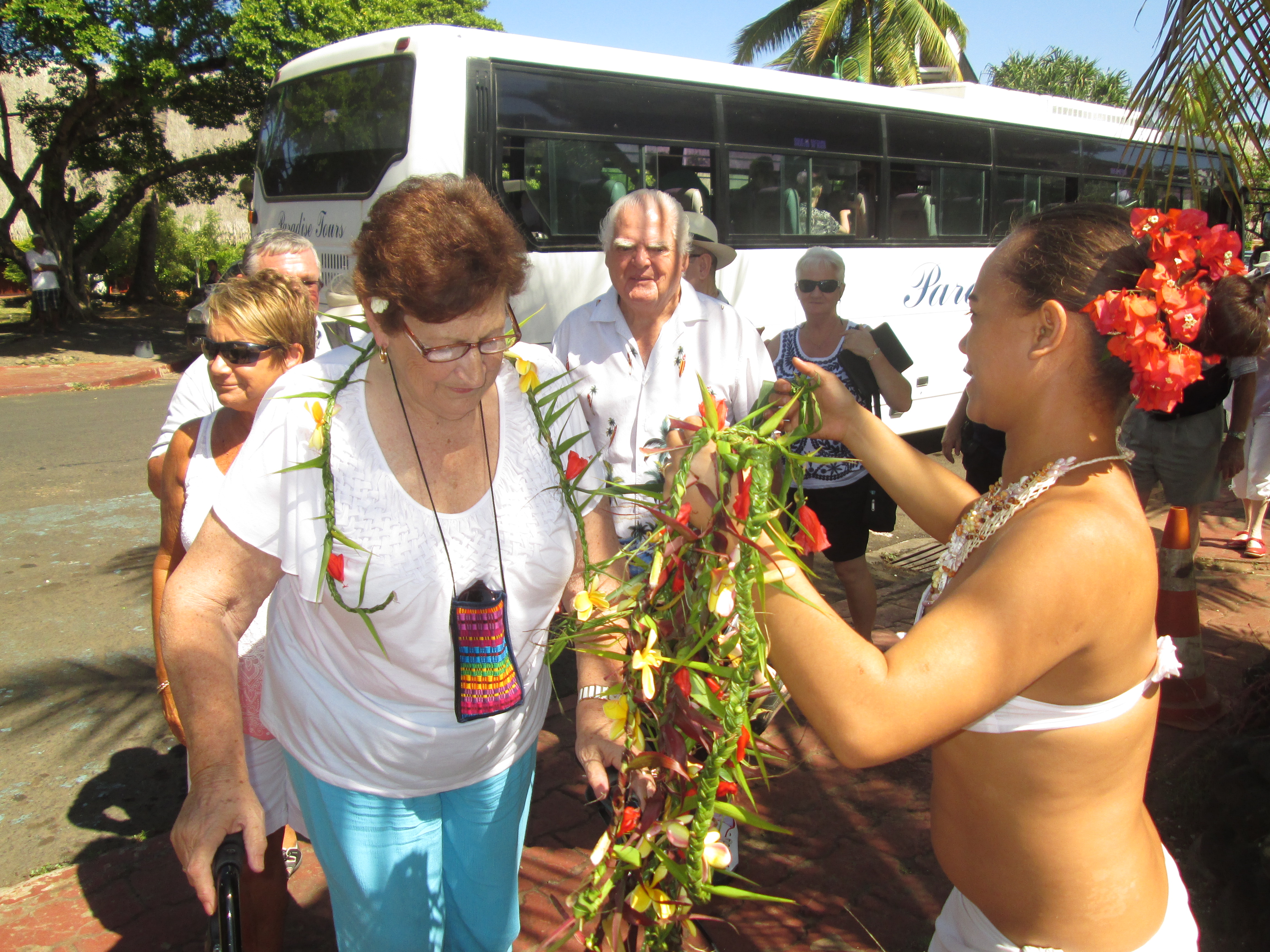 Touristes à Faa’a : Manava ‘e maeva i Faa’a