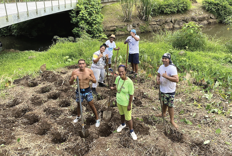 70 jeunes tissent des liens au Fare Natura de Moorea