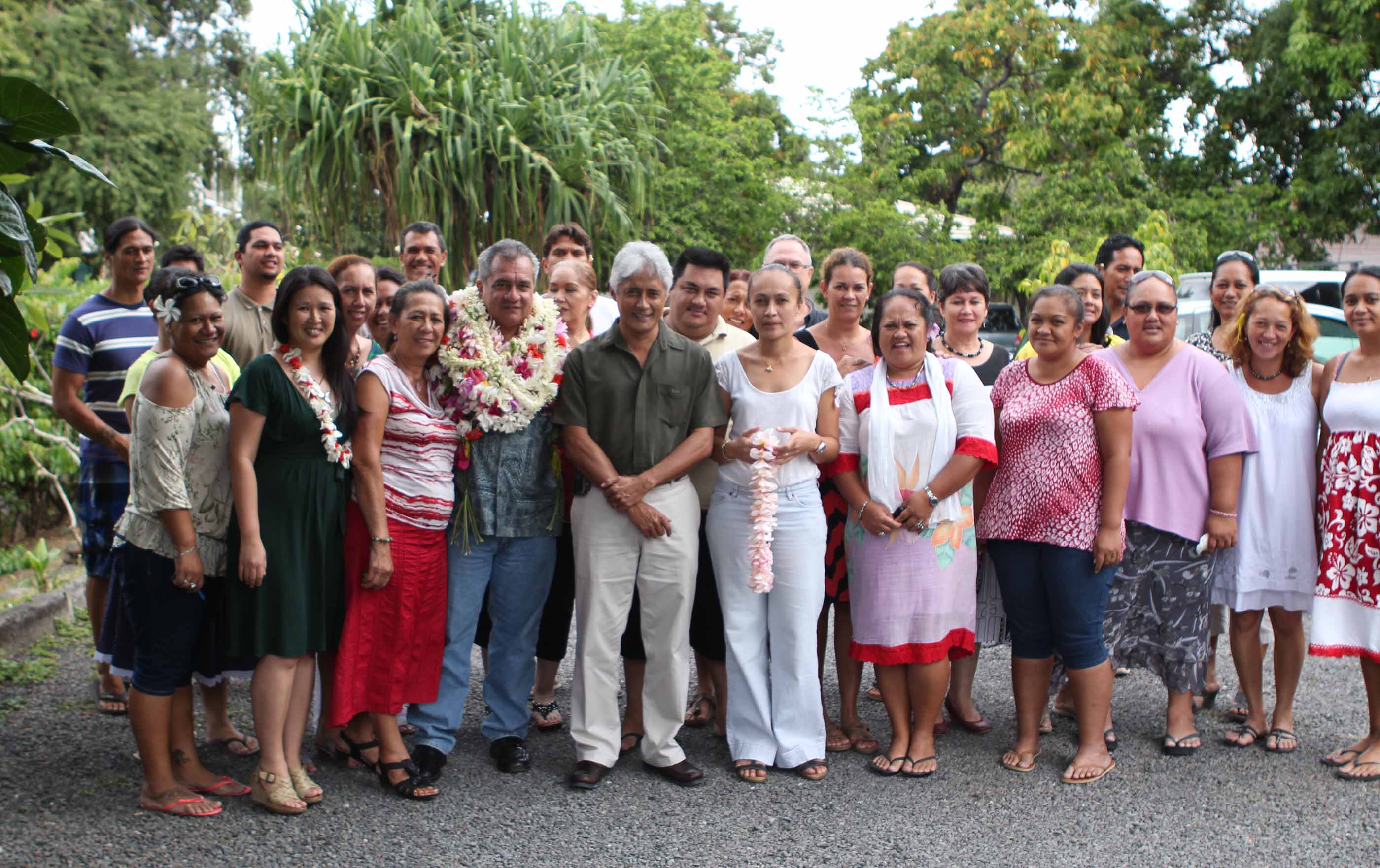 Heremoana Maamaatuaiahutapu en visite  au service de la culture et au musée de Tahiti et de ses îles