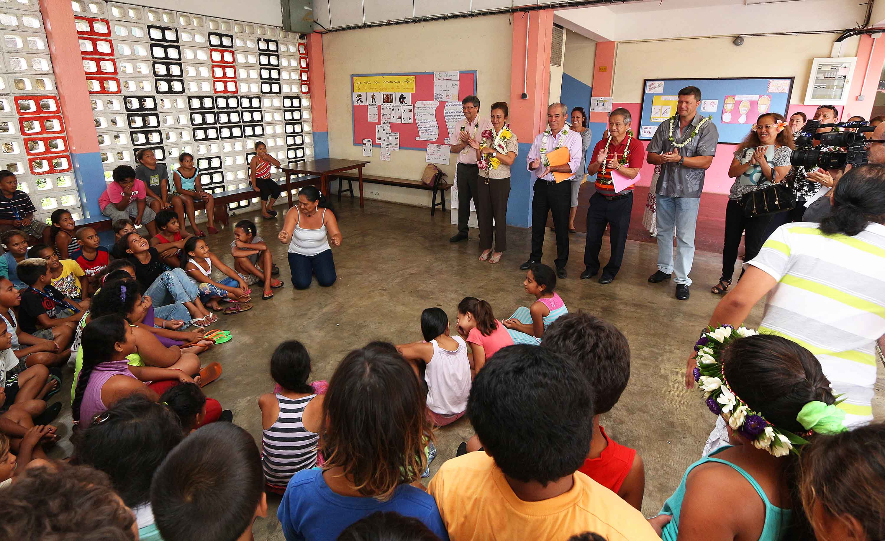 Dispositif ORS: visite de l’école de Pamatai