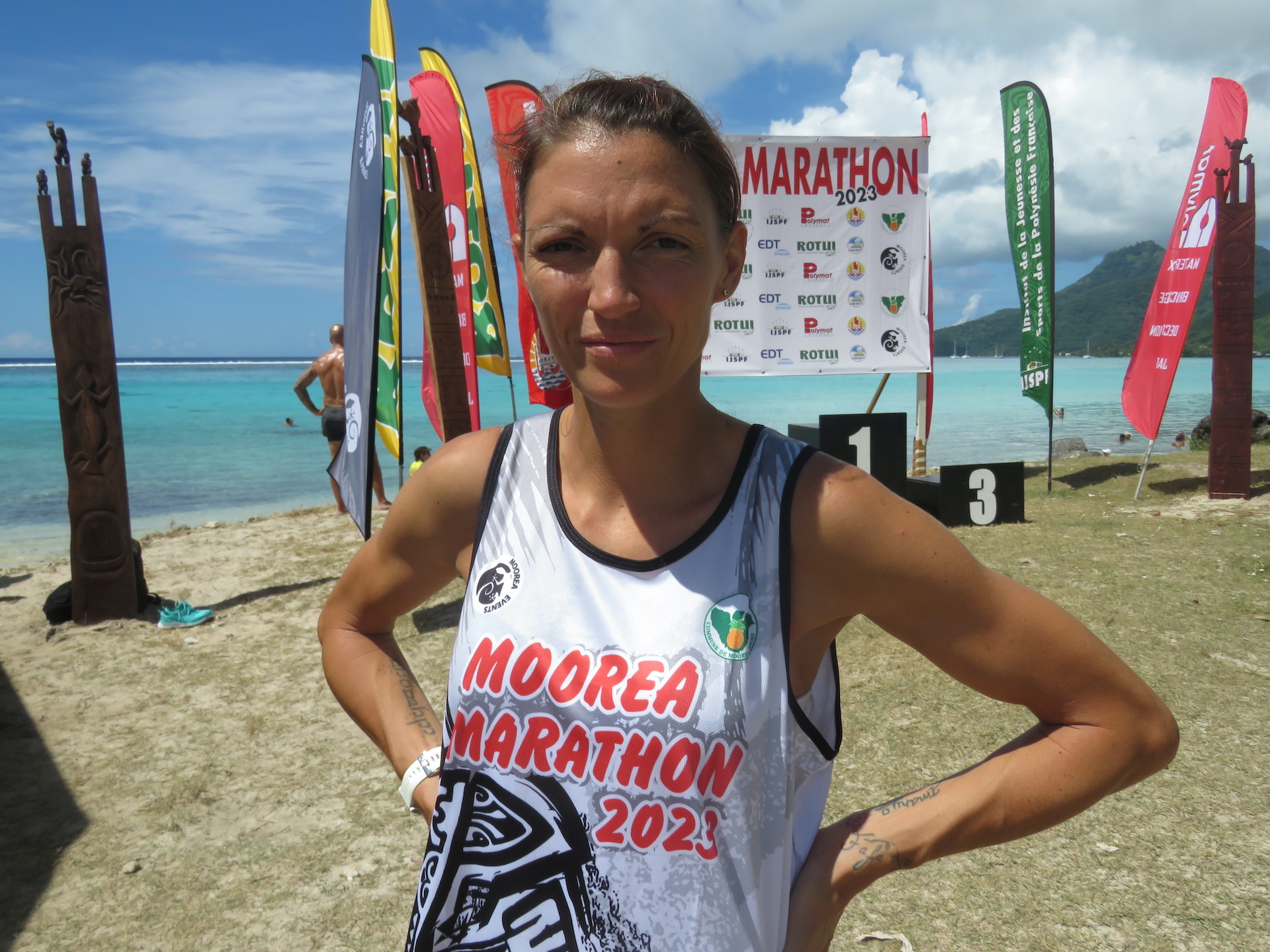 Damien Troquenet survole le marathon de Moorea