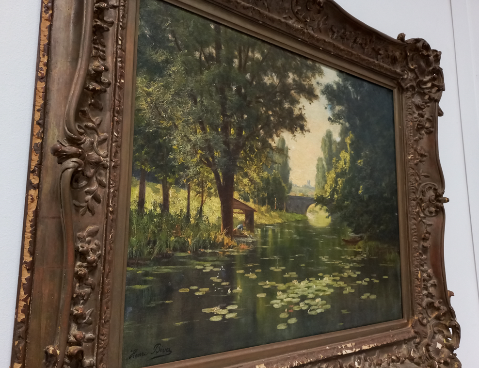 Toile de maître, Henri Biva.