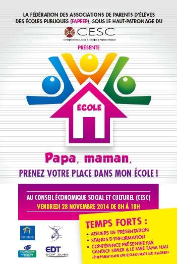 Journée porte ouverte « Papa ! Maman ! Prenez votre place dans mon école ! » au CESC