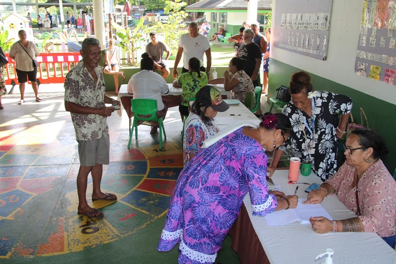 Le Tavini Huiraatira arrive en tête sur l'ile sœur avec 41.7% des suffrages ce dimanche. Crédit photo : FB commune de Moorea-Maiao.