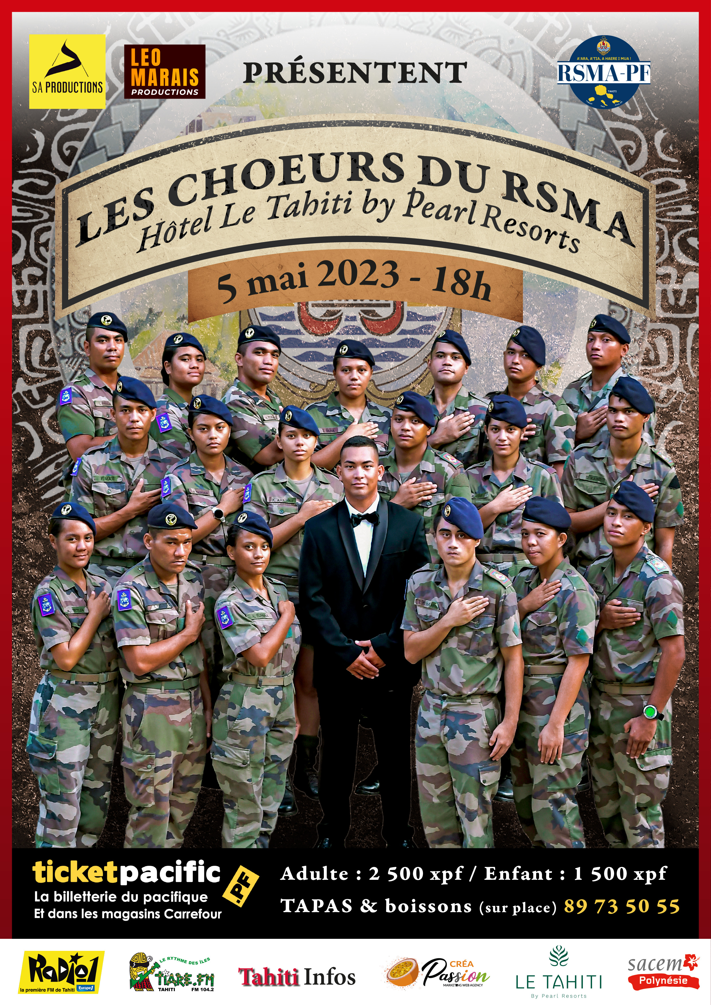 Les chœurs du RSMA sur scène, une première !