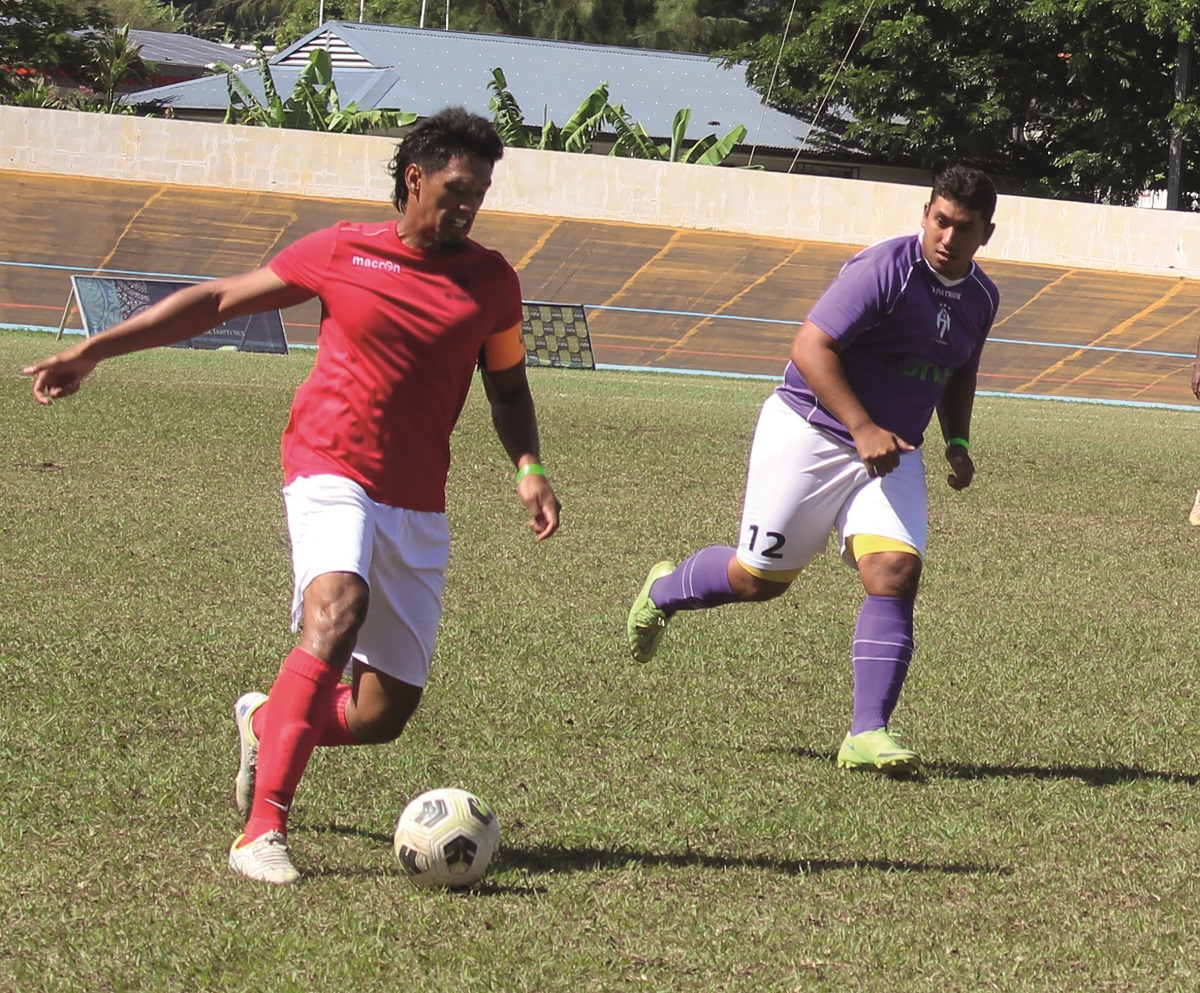 L’AS Tohie’a et son capitaine Vehia Pahi disputeront les quarts de finale du tournoi de football du Festival des îles.