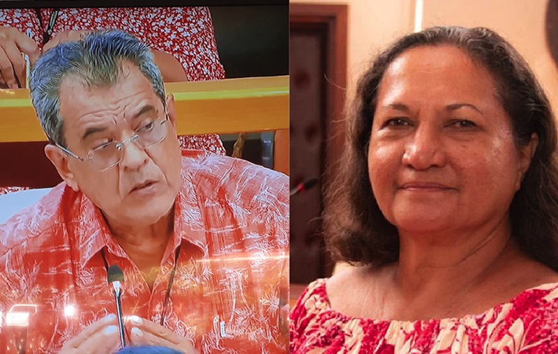 Passe d'armes entre Eliane Tevahitua et Edouard Fritch