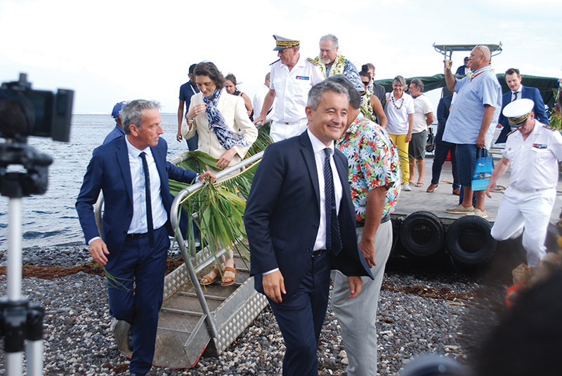 Darmanin à Taiarapu-Ouest pour renforcer la sécurité