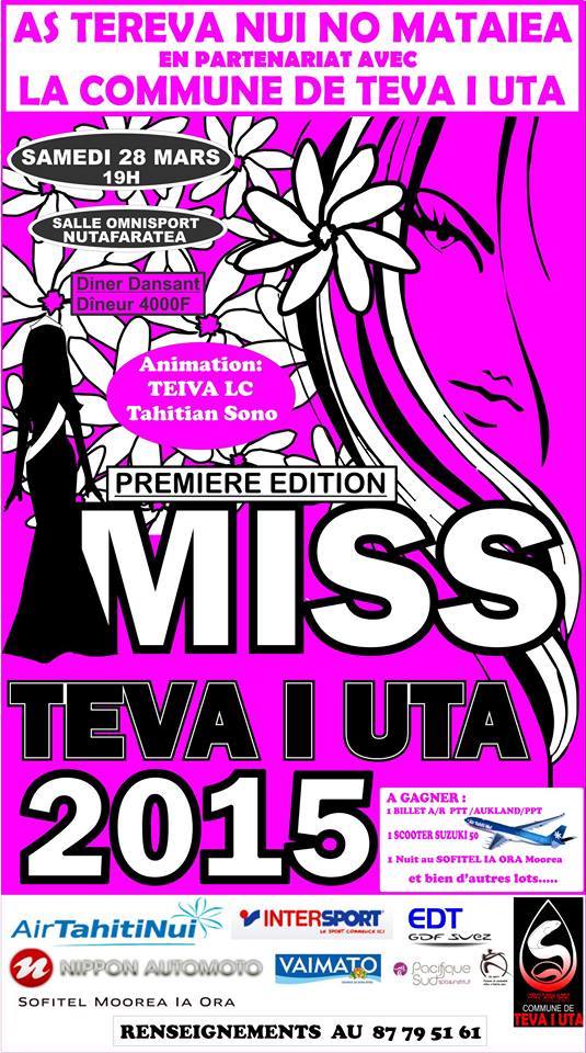 Election Miss Teva I uta : Les 9 candidates se préparent