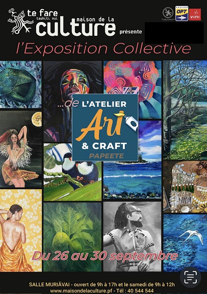 Les élèves adultes de l’atelier Art and Craft s'exposent