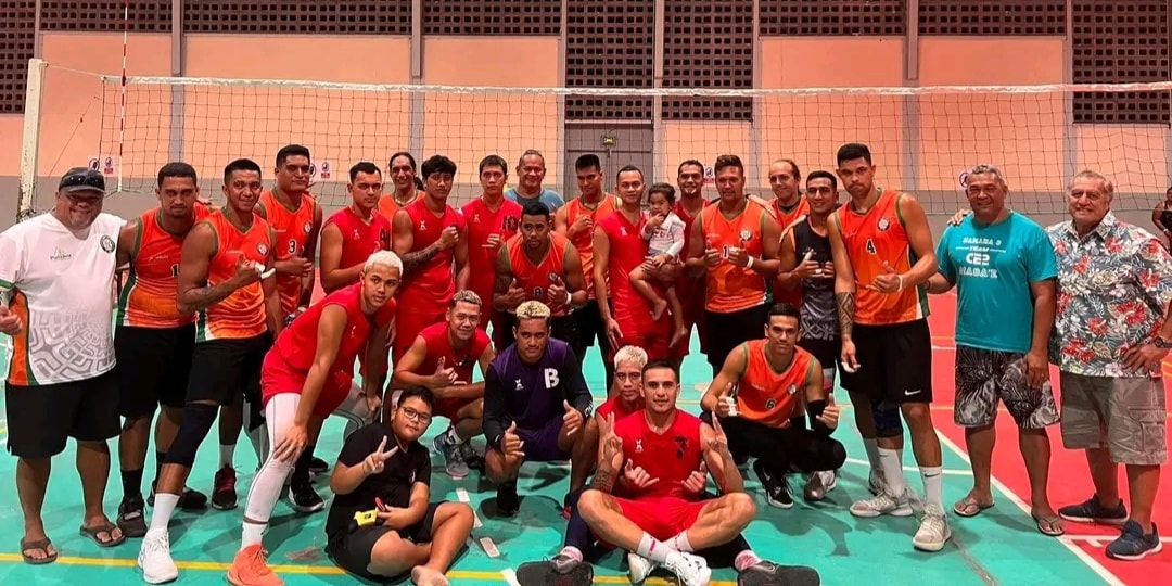 En Volley Élite Homme, l’équipe de Punaruu remporte le tournoi pour la deuxième fois consécutive. (crédit Tamarii Punaruu Volley Ball)