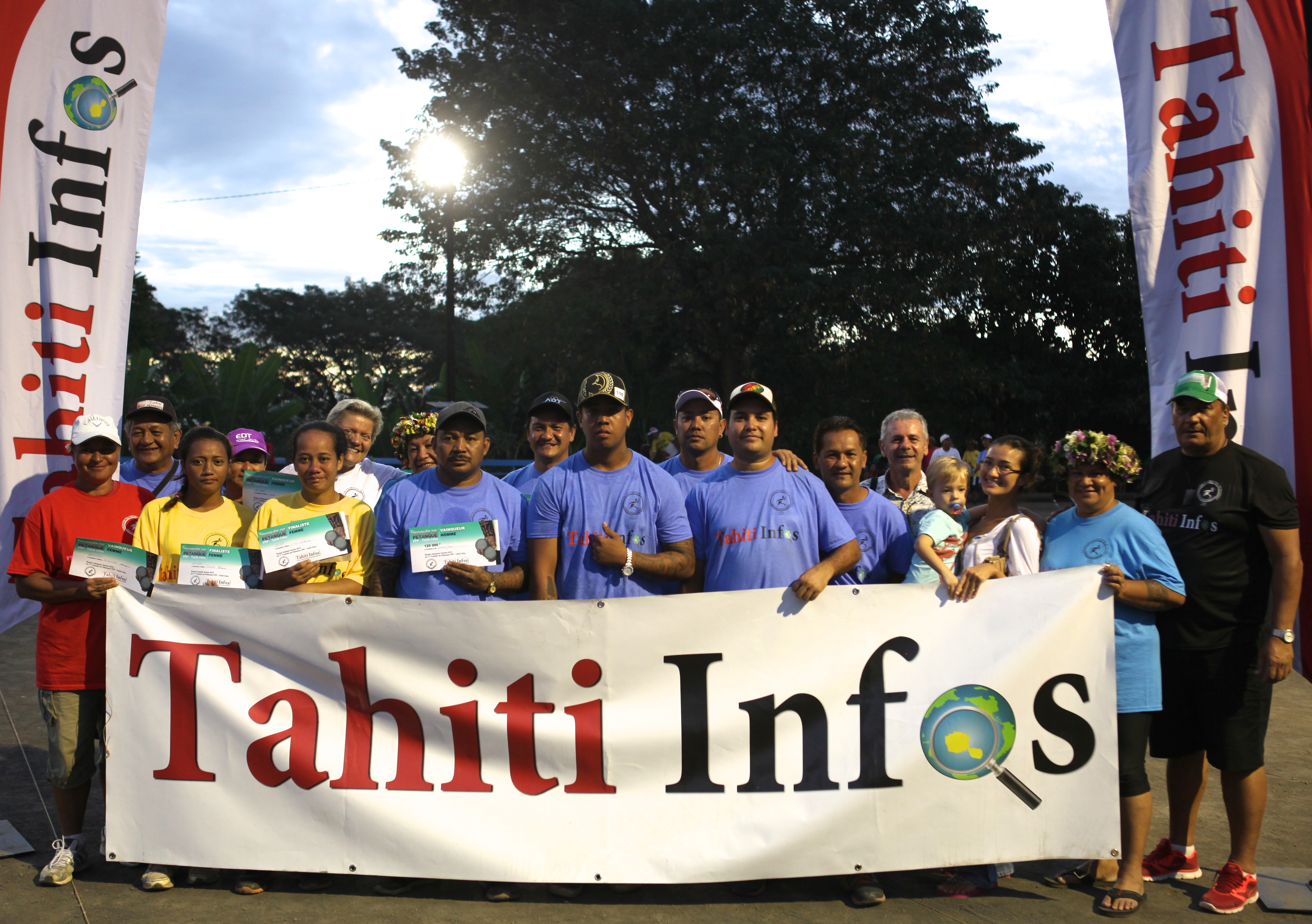1er trophée FFP Tahiti Infos, carreau gagnant à Puurai