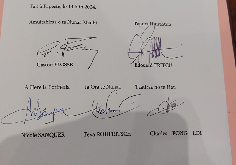 Accord autonomiste signé