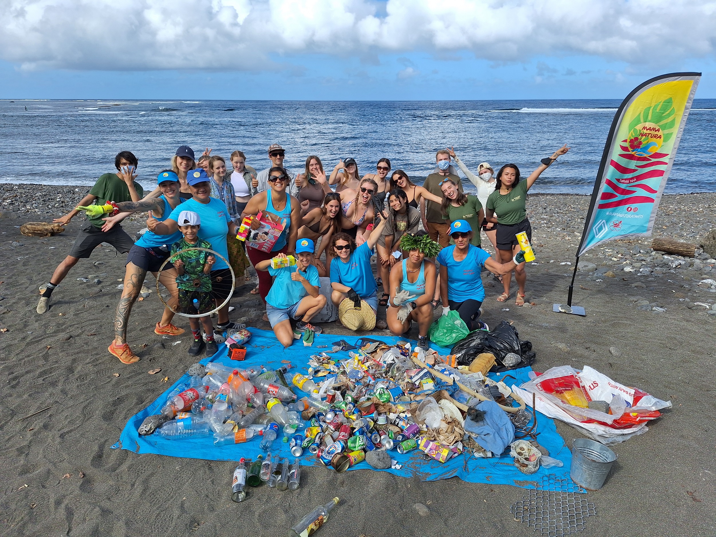 Au total, 41 kilos de déchets qui ont été ramassés sur la plage, contre 63 kilos l’an dernier (Crédit : Anne-Charlotte Lehartel).