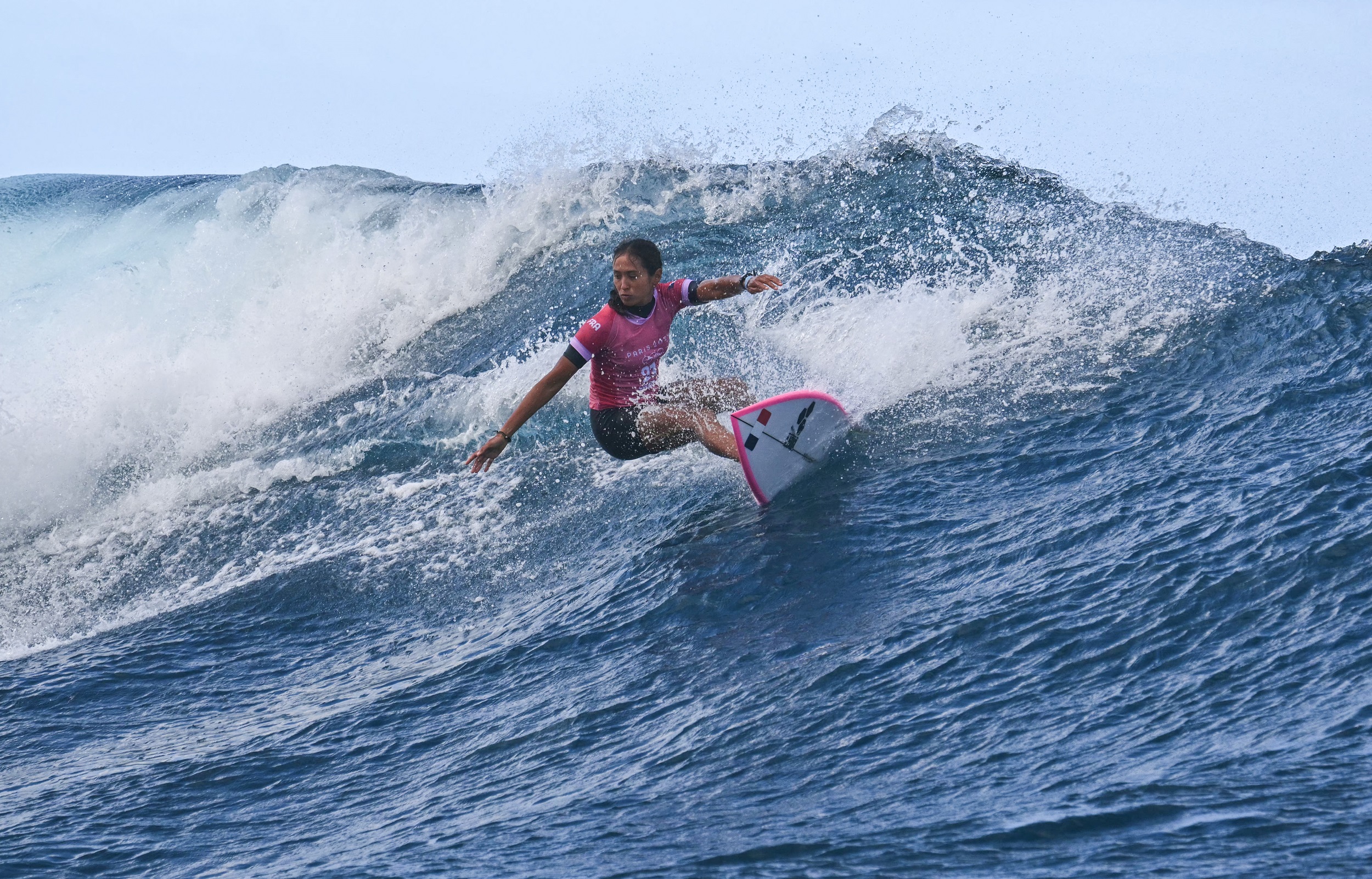 Vahine Fierro s’est inclinée en huitièmes de finale (Crédit : AFP/Jérôme Brouillet).