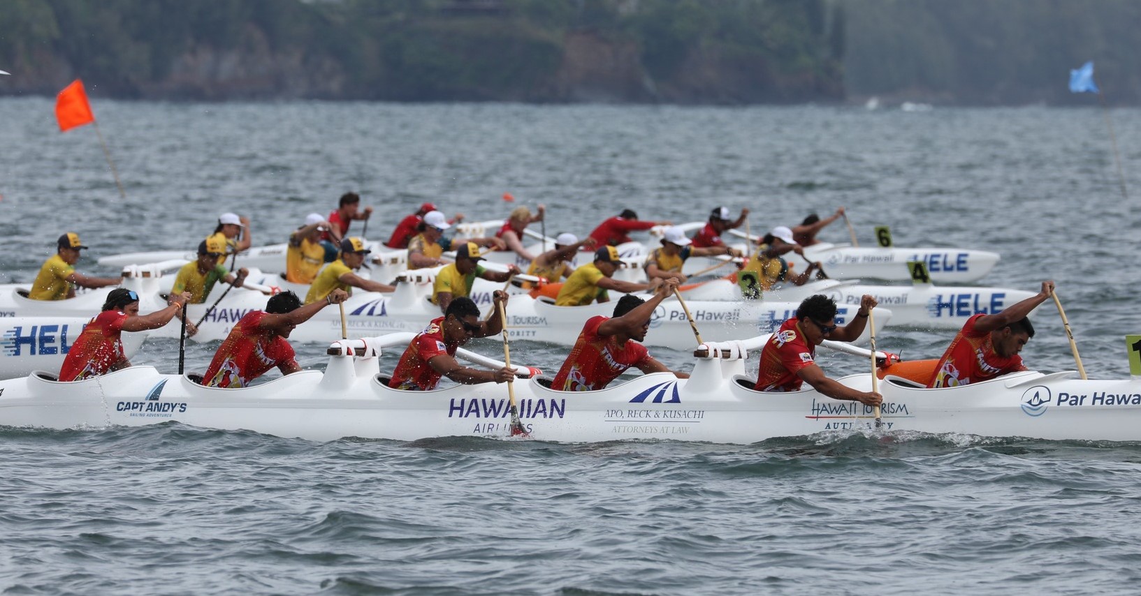 La délégation tahitienne a replacé le va’a tahitien au premier rang mondial, ces derniers jours à Hilo.