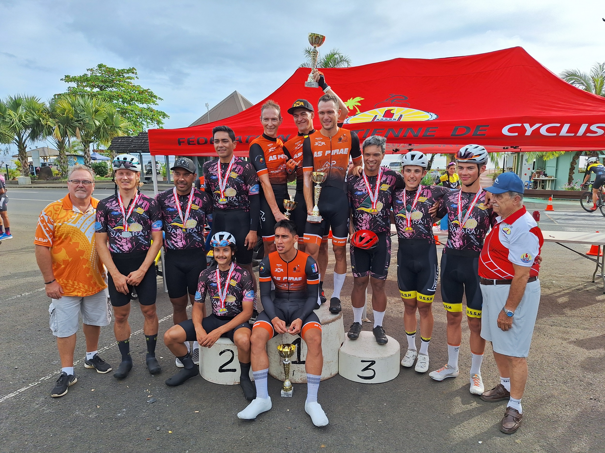 Le podium Open (Crédit : Anne-Charlotte Lehartel).