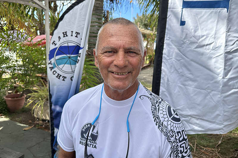 “Désormais, c’est nous qui allons aller vers la population”, assure Didier Arnoult, président de la Fédération tahitienne de voile. © Wendy Cowan